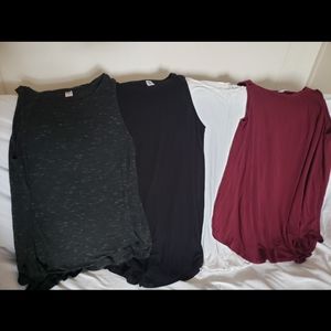 Bundle of 6 EUC Old Navy swing tank tops